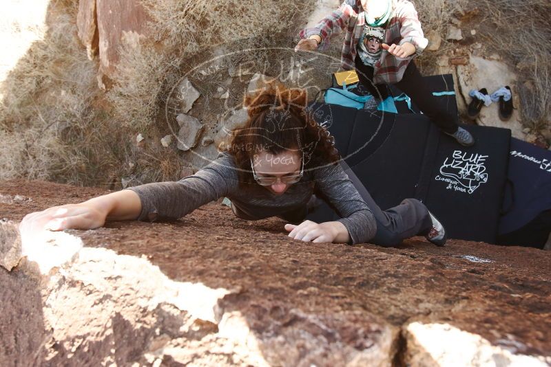 Bouldering in Hueco Tanks on 02/03/2019 with Blue Lizard Climbing and Yoga

Filename: SRM_20190203_1223131.jpg
Aperture: f/5.6
Shutter Speed: 1/250
Body: Canon EOS-1D Mark II
Lens: Canon EF 16-35mm f/2.8 L