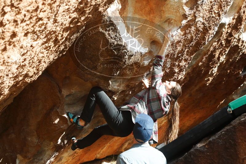 Bouldering in Hueco Tanks on 02/03/2019 with Blue Lizard Climbing and Yoga

Filename: SRM_20190203_1524470.jpg
Aperture: f/5.6
Shutter Speed: 1/640
Body: Canon EOS-1D Mark II
Lens: Canon EF 50mm f/1.8 II