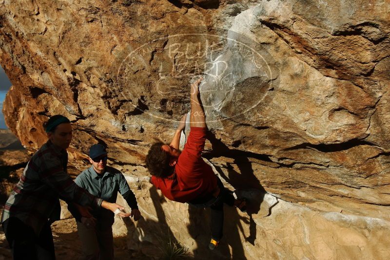 Bouldering in Hueco Tanks on 02/03/2019 with Blue Lizard Climbing and Yoga

Filename: SRM_20190203_1742020.jpg
Aperture: f/5.6
Shutter Speed: 1/1000
Body: Canon EOS-1D Mark II
Lens: Canon EF 16-35mm f/2.8 L