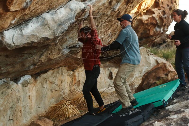 Bouldering in Hueco Tanks on 02/03/2019 with Blue Lizard Climbing and Yoga

Filename: SRM_20190203_1826160.jpg
Aperture: f/4.0
Shutter Speed: 1/320
Body: Canon EOS-1D Mark II
Lens: Canon EF 50mm f/1.8 II