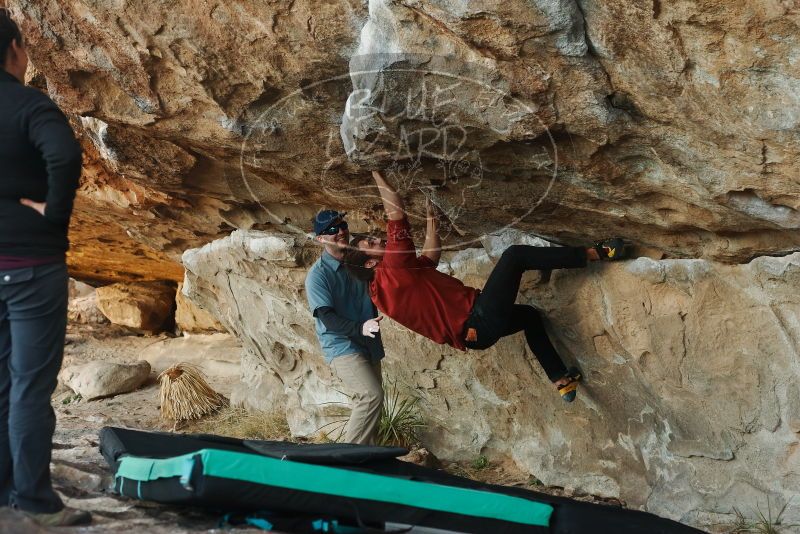 Bouldering in Hueco Tanks on 02/03/2019 with Blue Lizard Climbing and Yoga

Filename: SRM_20190203_1829160.jpg
Aperture: f/4.0
Shutter Speed: 1/250
Body: Canon EOS-1D Mark II
Lens: Canon EF 50mm f/1.8 II