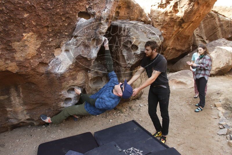 Bouldering in Hueco Tanks on 02/02/2019 with Blue Lizard Climbing and Yoga

Filename: SRM_20190202_1108510.jpg
Aperture: f/5.6
Shutter Speed: 1/250
Body: Canon EOS-1D Mark II
Lens: Canon EF 16-35mm f/2.8 L