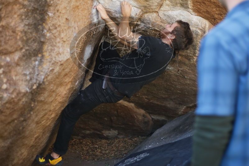 Bouldering in Hueco Tanks on 02/02/2019 with Blue Lizard Climbing and Yoga

Filename: SRM_20190202_1219540.jpg
Aperture: f/2.0
Shutter Speed: 1/320
Body: Canon EOS-1D Mark II
Lens: Canon EF 50mm f/1.8 II