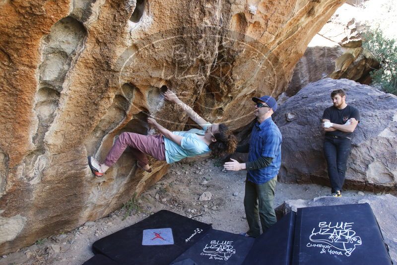 Bouldering in Hueco Tanks on 02/02/2019 with Blue Lizard Climbing and Yoga

Filename: SRM_20190202_1317570.jpg
Aperture: f/5.0
Shutter Speed: 1/200
Body: Canon EOS-1D Mark II
Lens: Canon EF 16-35mm f/2.8 L