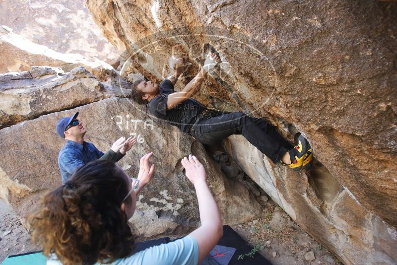 Bouldering in Hueco Tanks on 02/02/2019 with Blue Lizard Climbing and Yoga

Filename: SRM_20190202_1322040.jpg
Aperture: f/4.5
Shutter Speed: 1/200
Body: Canon EOS-1D Mark II
Lens: Canon EF 16-35mm f/2.8 L