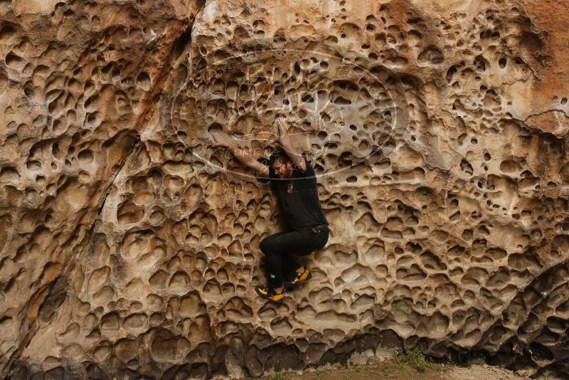 Bouldering in Hueco Tanks on 02/02/2019 with Blue Lizard Climbing and Yoga

Filename: SRM_20190202_1524350.jpg
Aperture: f/5.6
Shutter Speed: 1/125
Body: Canon EOS-1D Mark II
Lens: Canon EF 16-35mm f/2.8 L