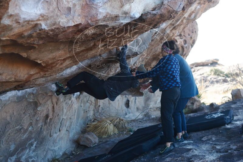 Bouldering in Hueco Tanks on 02/09/2019 with Blue Lizard Climbing and Yoga

Filename: SRM_20190209_1046380.jpg
Aperture: f/3.2
Shutter Speed: 1/640
Body: Canon EOS-1D Mark II
Lens: Canon EF 50mm f/1.8 II