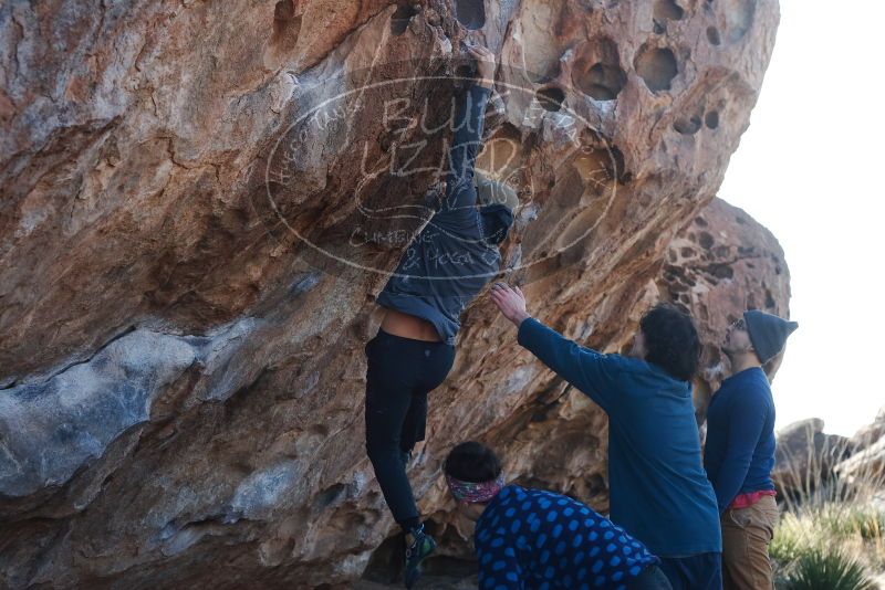 Bouldering in Hueco Tanks on 02/09/2019 with Blue Lizard Climbing and Yoga

Filename: SRM_20190209_1047050.jpg
Aperture: f/4.0
Shutter Speed: 1/640
Body: Canon EOS-1D Mark II
Lens: Canon EF 50mm f/1.8 II