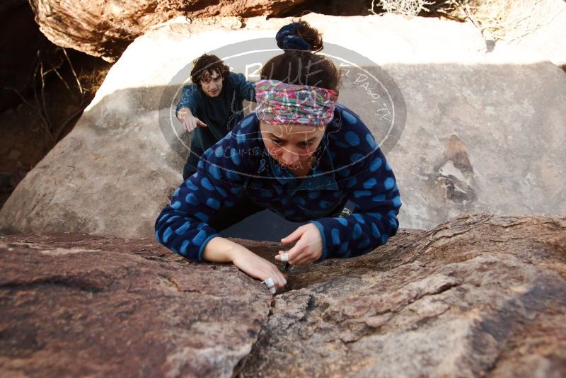 Bouldering in Hueco Tanks on 02/09/2019 with Blue Lizard Climbing and Yoga

Filename: SRM_20190209_1219320.jpg
Aperture: f/5.0
Shutter Speed: 1/250
Body: Canon EOS-1D Mark II
Lens: Canon EF 16-35mm f/2.8 L