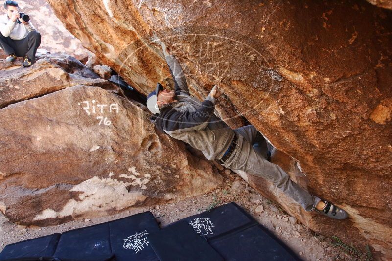 Bouldering in Hueco Tanks on 02/17/2019 with Blue Lizard Climbing and Yoga

Filename: SRM_20190217_1107540.jpg
Aperture: f/4.5
Shutter Speed: 1/200
Body: Canon EOS-1D Mark II
Lens: Canon EF 16-35mm f/2.8 L