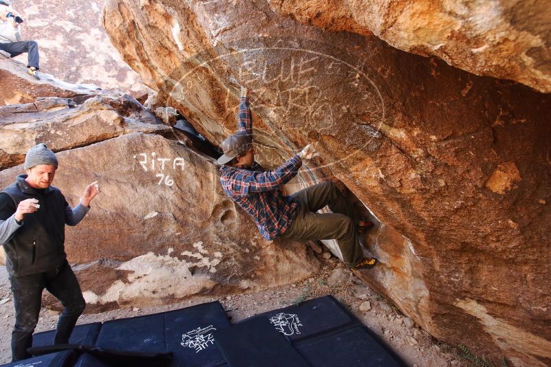 Bouldering in Hueco Tanks on 02/17/2019 with Blue Lizard Climbing and Yoga

Filename: SRM_20190217_1109061.jpg
Aperture: f/4.5
Shutter Speed: 1/200
Body: Canon EOS-1D Mark II
Lens: Canon EF 16-35mm f/2.8 L