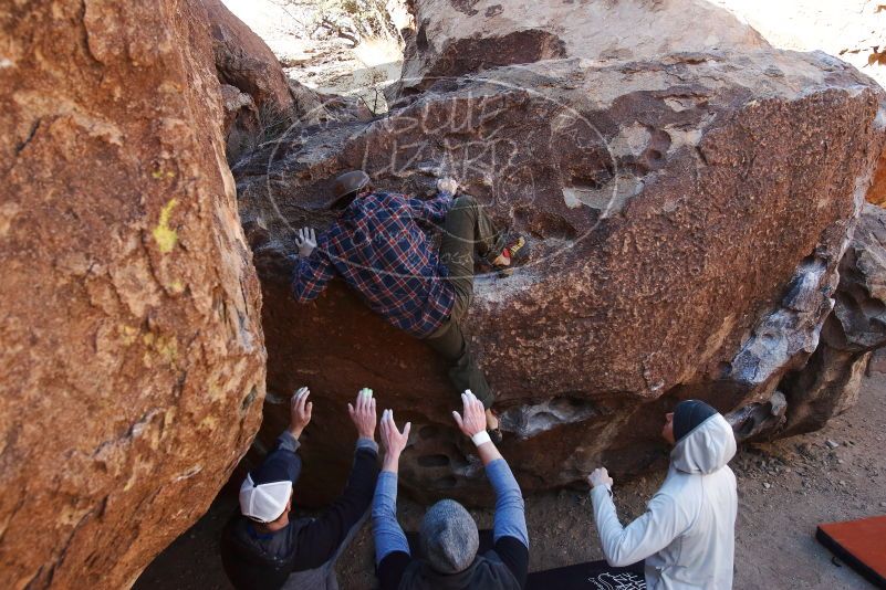 Bouldering in Hueco Tanks on 02/17/2019 with Blue Lizard Climbing and Yoga

Filename: SRM_20190217_1119550.jpg
Aperture: f/4.5
Shutter Speed: 1/640
Body: Canon EOS-1D Mark II
Lens: Canon EF 16-35mm f/2.8 L