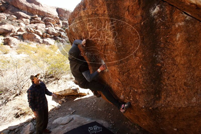 Bouldering in Hueco Tanks on 02/17/2019 with Blue Lizard Climbing and Yoga

Filename: SRM_20190217_1145540.jpg
Aperture: f/5.6
Shutter Speed: 1/400
Body: Canon EOS-1D Mark II
Lens: Canon EF 16-35mm f/2.8 L