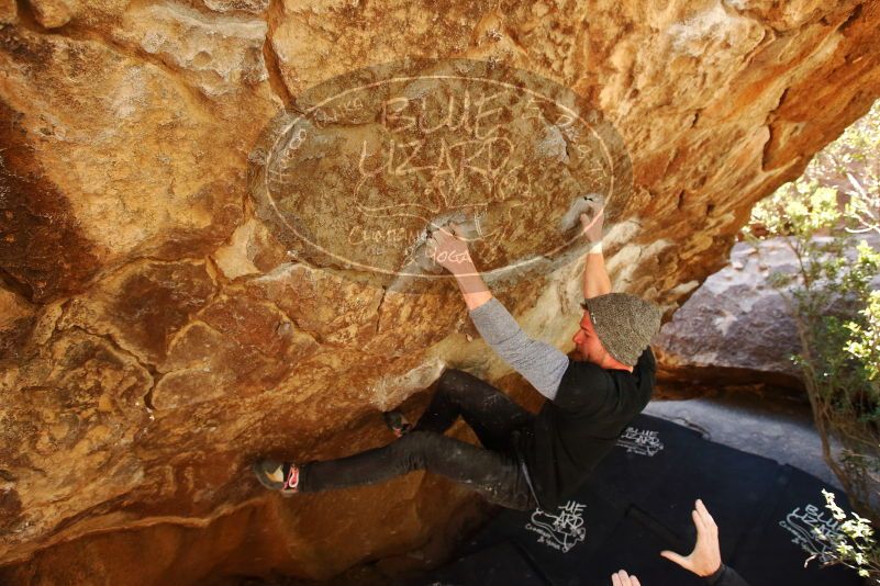 Bouldering in Hueco Tanks on 02/17/2019 with Blue Lizard Climbing and Yoga

Filename: SRM_20190217_1309320.jpg
Aperture: f/5.0
Shutter Speed: 1/200
Body: Canon EOS-1D Mark II
Lens: Canon EF 16-35mm f/2.8 L