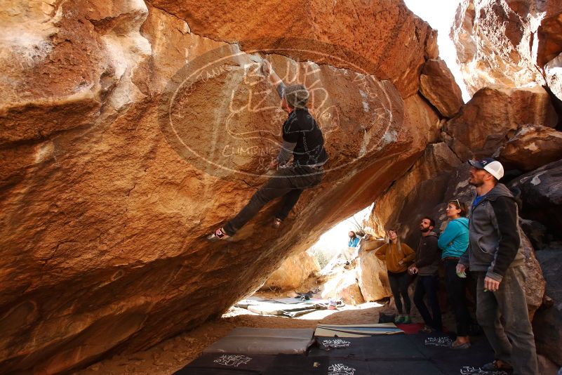 Bouldering in Hueco Tanks on 02/17/2019 with Blue Lizard Climbing and Yoga

Filename: SRM_20190217_1340060.jpg
Aperture: f/5.0
Shutter Speed: 1/400
Body: Canon EOS-1D Mark II
Lens: Canon EF 16-35mm f/2.8 L