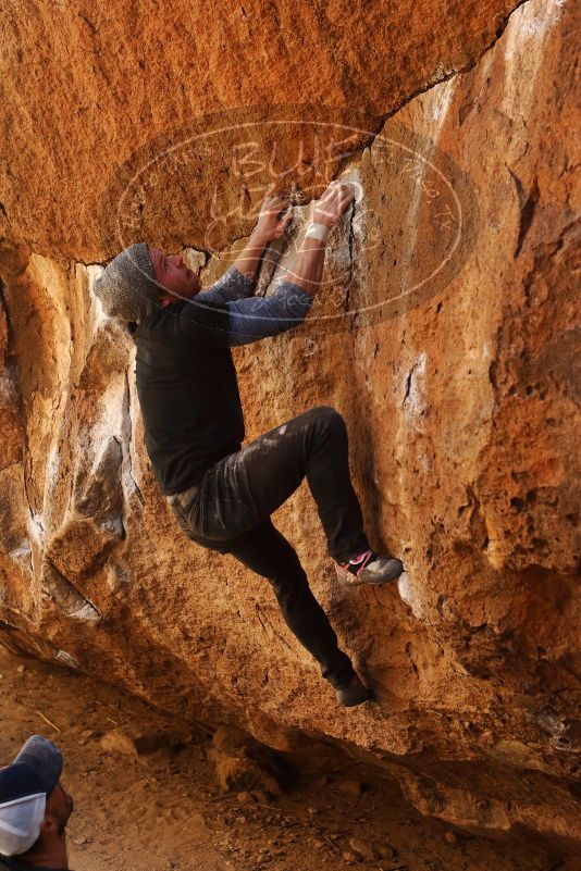 Bouldering in Hueco Tanks on 02/17/2019 with Blue Lizard Climbing and Yoga

Filename: SRM_20190217_1401010.jpg
Aperture: f/4.5
Shutter Speed: 1/250
Body: Canon EOS-1D Mark II
Lens: Canon EF 50mm f/1.8 II