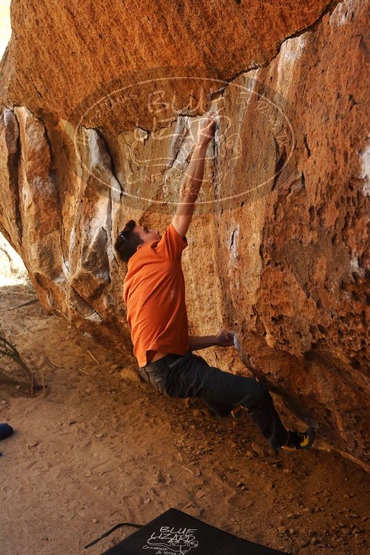 Bouldering in Hueco Tanks on 02/17/2019 with Blue Lizard Climbing and Yoga

Filename: SRM_20190217_1407360.jpg
Aperture: f/4.5
Shutter Speed: 1/250
Body: Canon EOS-1D Mark II
Lens: Canon EF 50mm f/1.8 II