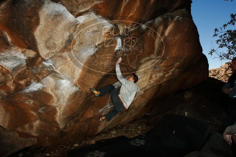 Bouldering in Hueco Tanks on 02/17/2019 with Blue Lizard Climbing and Yoga

Filename: SRM_20190217_1526070.jpg
Aperture: f/8.0
Shutter Speed: 1/250
Body: Canon EOS-1D Mark II
Lens: Canon EF 16-35mm f/2.8 L