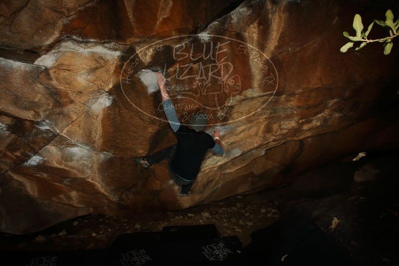 Bouldering in Hueco Tanks on 02/17/2019 with Blue Lizard Climbing and Yoga

Filename: SRM_20190217_1530410.jpg
Aperture: f/8.0
Shutter Speed: 1/250
Body: Canon EOS-1D Mark II
Lens: Canon EF 16-35mm f/2.8 L