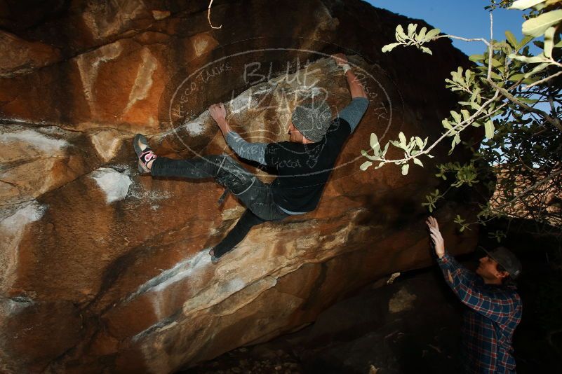 Bouldering in Hueco Tanks on 02/17/2019 with Blue Lizard Climbing and Yoga

Filename: SRM_20190217_1530570.jpg
Aperture: f/8.0
Shutter Speed: 1/250
Body: Canon EOS-1D Mark II
Lens: Canon EF 16-35mm f/2.8 L