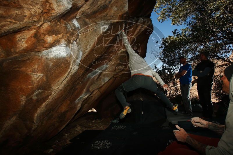 Bouldering in Hueco Tanks on 02/17/2019 with Blue Lizard Climbing and Yoga

Filename: SRM_20190217_1539100.jpg
Aperture: f/8.0
Shutter Speed: 1/250
Body: Canon EOS-1D Mark II
Lens: Canon EF 16-35mm f/2.8 L