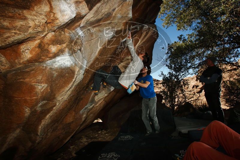 Bouldering in Hueco Tanks on 02/17/2019 with Blue Lizard Climbing and Yoga

Filename: SRM_20190217_1539170.jpg
Aperture: f/8.0
Shutter Speed: 1/250
Body: Canon EOS-1D Mark II
Lens: Canon EF 16-35mm f/2.8 L