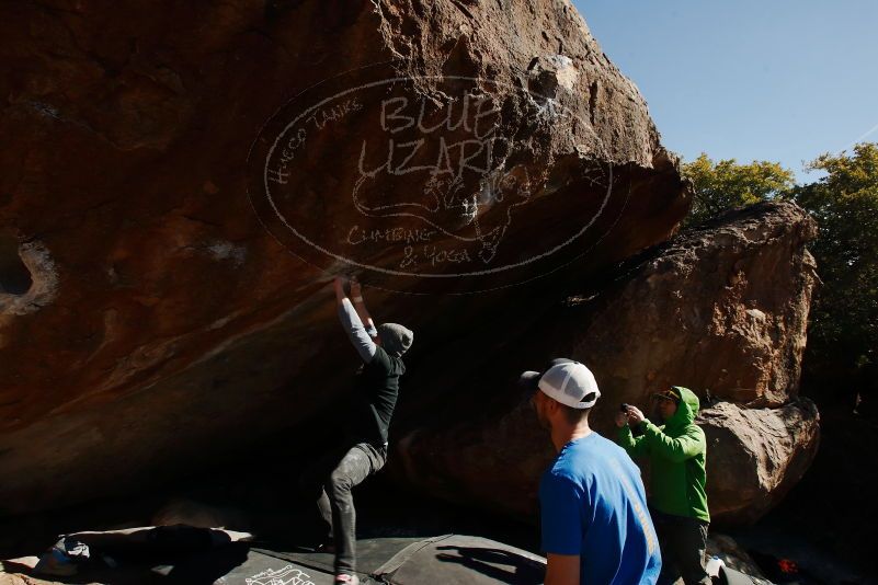 Bouldering in Hueco Tanks on 02/17/2019 with Blue Lizard Climbing and Yoga

Filename: SRM_20190217_1621340.jpg
Aperture: f/8.0
Shutter Speed: 1/250
Body: Canon EOS-1D Mark II
Lens: Canon EF 16-35mm f/2.8 L