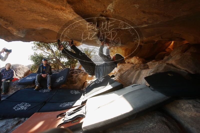 Bouldering in Hueco Tanks on 02/17/2019 with Blue Lizard Climbing and Yoga

Filename: SRM_20190217_1725400.jpg
Aperture: f/4.0
Shutter Speed: 1/320
Body: Canon EOS-1D Mark II
Lens: Canon EF 16-35mm f/2.8 L