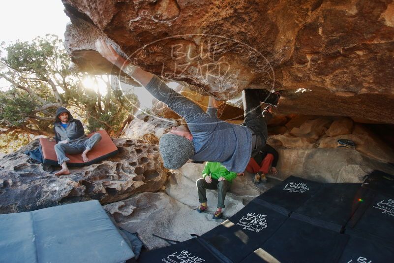 Bouldering in Hueco Tanks on 02/17/2019 with Blue Lizard Climbing and Yoga

Filename: SRM_20190217_1801180.jpg
Aperture: f/4.0
Shutter Speed: 1/250
Body: Canon EOS-1D Mark II
Lens: Canon EF 16-35mm f/2.8 L