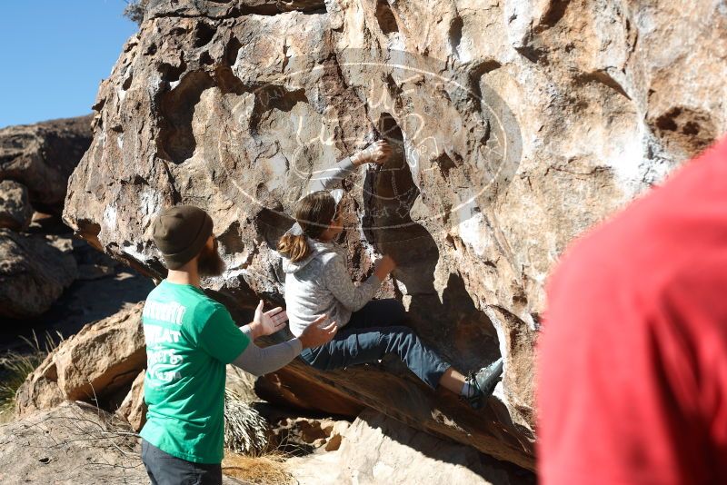 Bouldering in Hueco Tanks on 02/22/2019 with Blue Lizard Climbing and Yoga

Filename: SRM_20190222_1035190.jpg
Aperture: f/4.0
Shutter Speed: 1/500
Body: Canon EOS-1D Mark II
Lens: Canon EF 50mm f/1.8 II