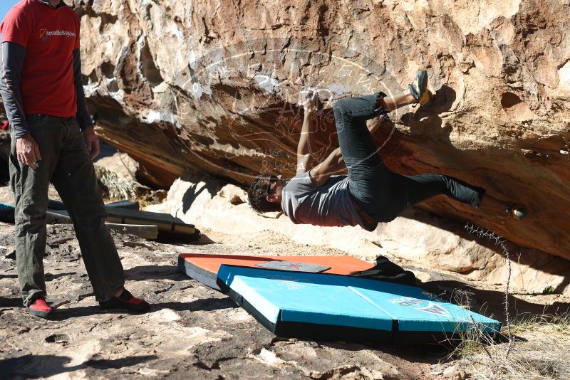 Bouldering in Hueco Tanks on 02/22/2019 with Blue Lizard Climbing and Yoga

Filename: SRM_20190222_1037560.jpg
Aperture: f/4.0
Shutter Speed: 1/500
Body: Canon EOS-1D Mark II
Lens: Canon EF 50mm f/1.8 II