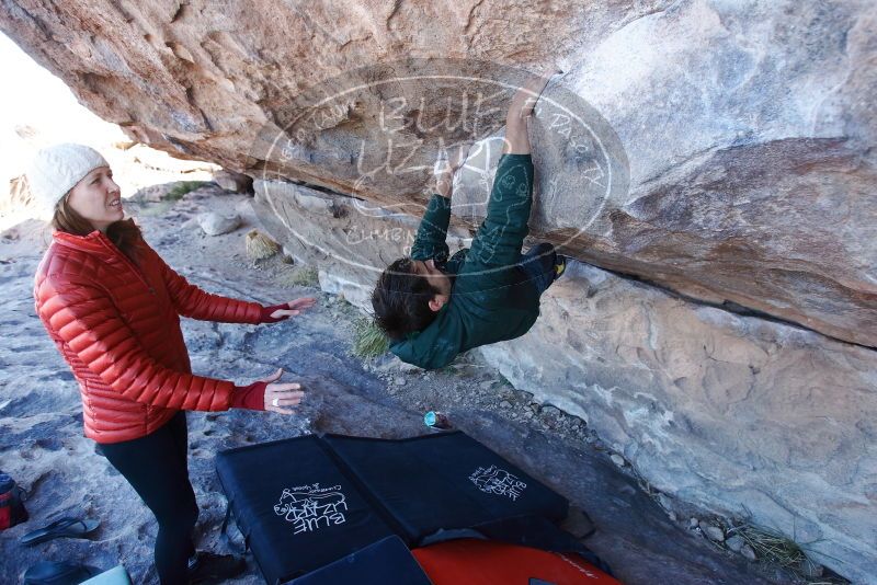 Bouldering in Hueco Tanks on 02/22/2019 with Blue Lizard Climbing and Yoga

Filename: SRM_20190222_1103000.jpg
Aperture: f/4.0
Shutter Speed: 1/250
Body: Canon EOS-1D Mark II
Lens: Canon EF 16-35mm f/2.8 L