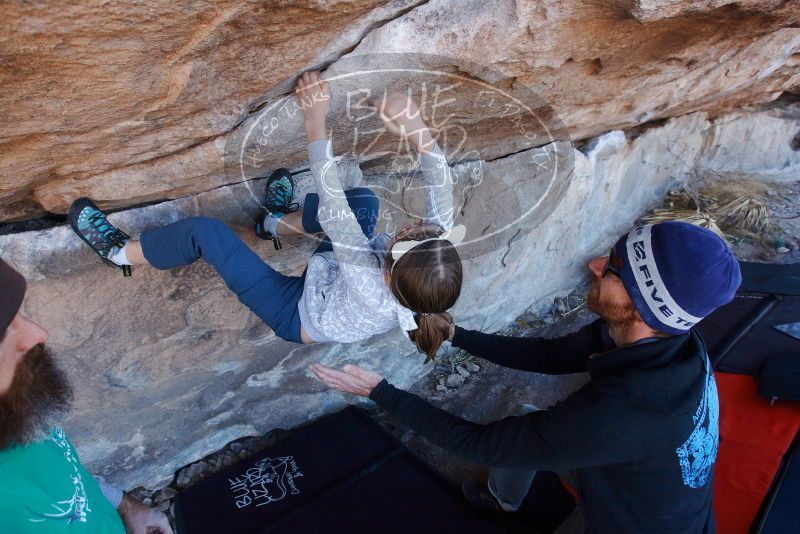 Bouldering in Hueco Tanks on 02/22/2019 with Blue Lizard Climbing and Yoga

Filename: SRM_20190222_1143370.jpg
Aperture: f/5.6
Shutter Speed: 1/250
Body: Canon EOS-1D Mark II
Lens: Canon EF 16-35mm f/2.8 L