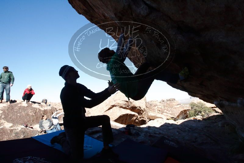 Bouldering in Hueco Tanks on 02/22/2019 with Blue Lizard Climbing and Yoga

Filename: SRM_20190222_1147280.jpg
Aperture: f/14.0
Shutter Speed: 1/250
Body: Canon EOS-1D Mark II
Lens: Canon EF 16-35mm f/2.8 L