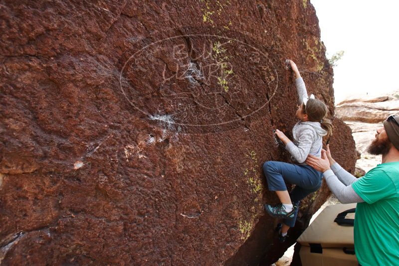 Bouldering in Hueco Tanks on 02/22/2019 with Blue Lizard Climbing and Yoga

Filename: SRM_20190222_1515300.jpg
Aperture: f/5.0
Shutter Speed: 1/250
Body: Canon EOS-1D Mark II
Lens: Canon EF 16-35mm f/2.8 L