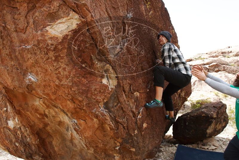 Bouldering in Hueco Tanks on 02/22/2019 with Blue Lizard Climbing and Yoga

Filename: SRM_20190222_1521110.jpg
Aperture: f/7.1
Shutter Speed: 1/250
Body: Canon EOS-1D Mark II
Lens: Canon EF 16-35mm f/2.8 L