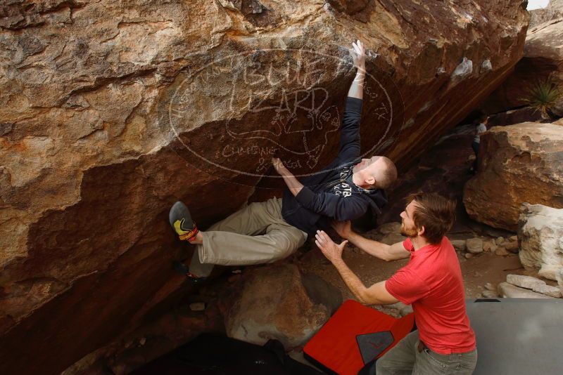 Bouldering in Hueco Tanks on 02/22/2019 with Blue Lizard Climbing and Yoga

Filename: SRM_20190222_1656110.jpg
Aperture: f/5.6
Shutter Speed: 1/400
Body: Canon EOS-1D Mark II
Lens: Canon EF 16-35mm f/2.8 L