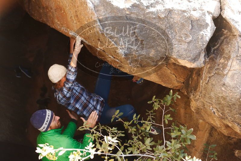 Bouldering in Hueco Tanks on 02/24/2019 with Blue Lizard Climbing and Yoga

Filename: SRM_20190224_1117190.jpg
Aperture: f/4.0
Shutter Speed: 1/320
Body: Canon EOS-1D Mark II
Lens: Canon EF 50mm f/1.8 II