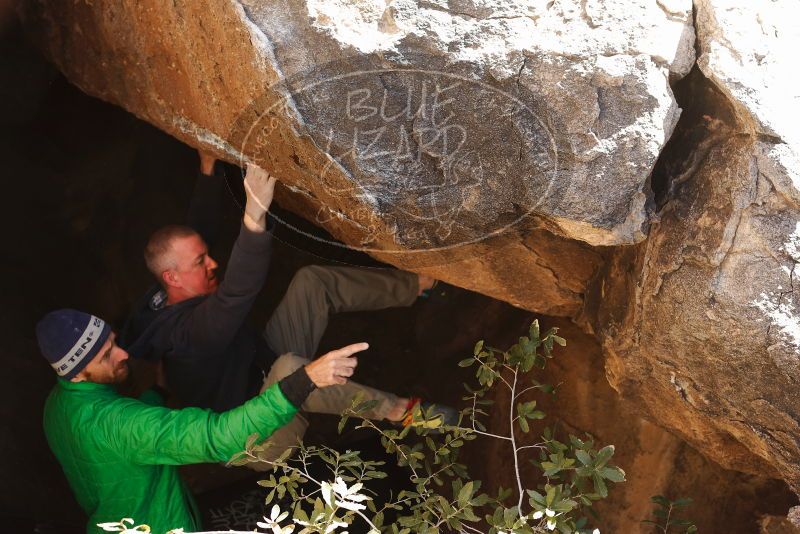 Bouldering in Hueco Tanks on 02/24/2019 with Blue Lizard Climbing and Yoga

Filename: SRM_20190224_1135110.jpg
Aperture: f/4.0
Shutter Speed: 1/400
Body: Canon EOS-1D Mark II
Lens: Canon EF 50mm f/1.8 II