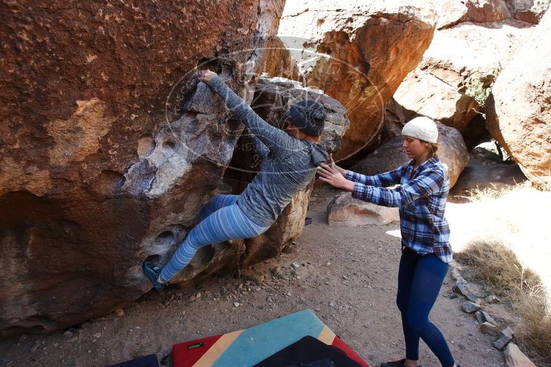 Bouldering in Hueco Tanks on 02/24/2019 with Blue Lizard Climbing and Yoga

Filename: SRM_20190224_1240190.jpg
Aperture: f/5.0
Shutter Speed: 1/800
Body: Canon EOS-1D Mark II
Lens: Canon EF 16-35mm f/2.8 L