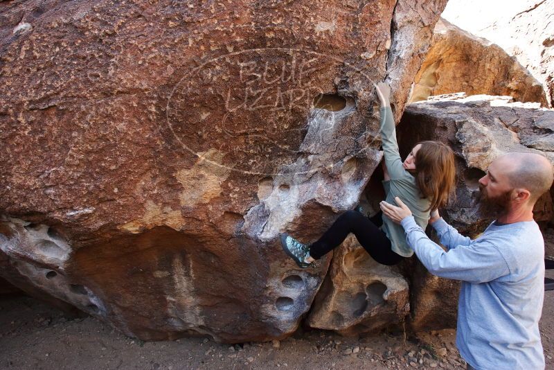 Bouldering in Hueco Tanks on 02/24/2019 with Blue Lizard Climbing and Yoga

Filename: SRM_20190224_1241180.jpg
Aperture: f/5.6
Shutter Speed: 1/200
Body: Canon EOS-1D Mark II
Lens: Canon EF 16-35mm f/2.8 L