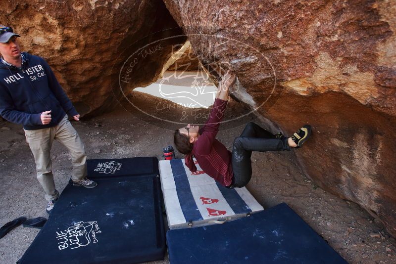 Bouldering in Hueco Tanks on 02/24/2019 with Blue Lizard Climbing and Yoga

Filename: SRM_20190224_1245020.jpg
Aperture: f/5.6
Shutter Speed: 1/160
Body: Canon EOS-1D Mark II
Lens: Canon EF 16-35mm f/2.8 L