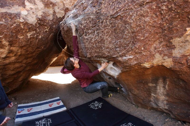 Bouldering in Hueco Tanks on 02/24/2019 with Blue Lizard Climbing and Yoga

Filename: SRM_20190224_1256070.jpg
Aperture: f/5.0
Shutter Speed: 1/320
Body: Canon EOS-1D Mark II
Lens: Canon EF 16-35mm f/2.8 L