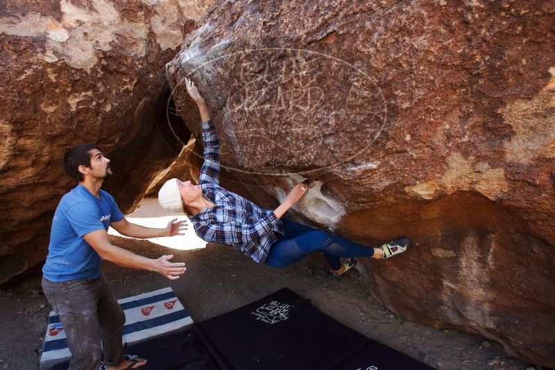 Bouldering in Hueco Tanks on 02/24/2019 with Blue Lizard Climbing and Yoga

Filename: SRM_20190224_1309050.jpg
Aperture: f/5.0
Shutter Speed: 1/400
Body: Canon EOS-1D Mark II
Lens: Canon EF 16-35mm f/2.8 L