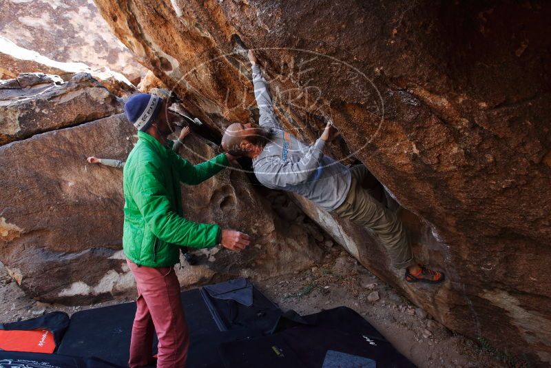 Bouldering in Hueco Tanks on 02/24/2019 with Blue Lizard Climbing and Yoga

Filename: SRM_20190224_1331490.jpg
Aperture: f/5.0
Shutter Speed: 1/320
Body: Canon EOS-1D Mark II
Lens: Canon EF 16-35mm f/2.8 L