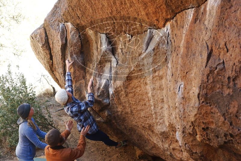 Bouldering in Hueco Tanks on 02/24/2019 with Blue Lizard Climbing and Yoga

Filename: SRM_20190224_1515490.jpg
Aperture: f/4.0
Shutter Speed: 1/320
Body: Canon EOS-1D Mark II
Lens: Canon EF 50mm f/1.8 II