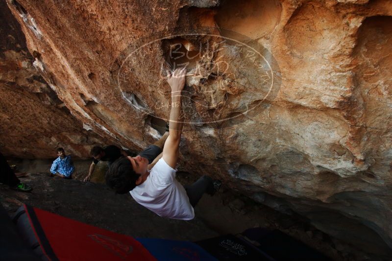 Bouldering in Hueco Tanks on 03/01/2019 with Blue Lizard Climbing and Yoga

Filename: SRM_20190301_1121030.jpg
Aperture: f/5.6
Shutter Speed: 1/320
Body: Canon EOS-1D Mark II
Lens: Canon EF 16-35mm f/2.8 L