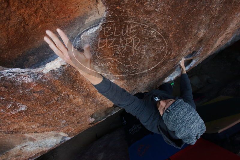 Bouldering in Hueco Tanks on 03/01/2019 with Blue Lizard Climbing and Yoga

Filename: SRM_20190301_1135210.jpg
Aperture: f/5.6
Shutter Speed: 1/400
Body: Canon EOS-1D Mark II
Lens: Canon EF 16-35mm f/2.8 L