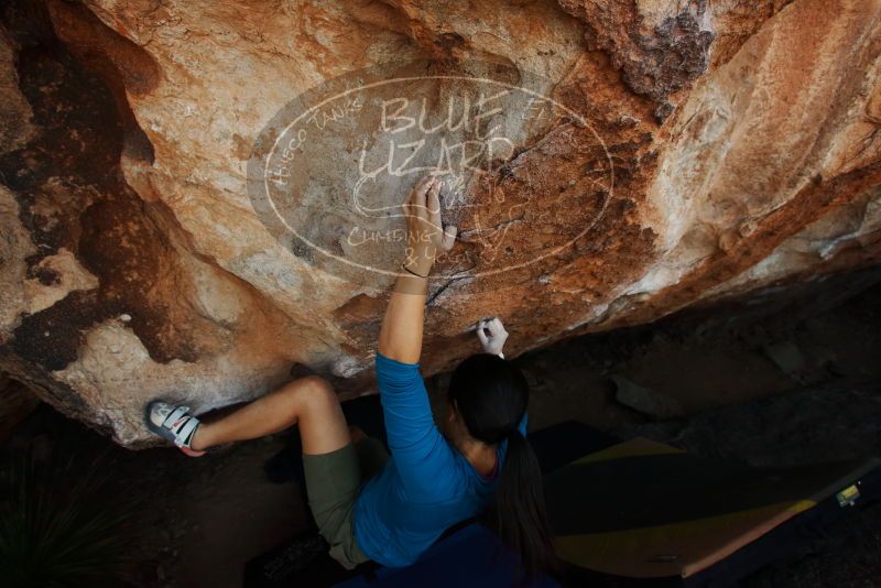 Bouldering in Hueco Tanks on 03/01/2019 with Blue Lizard Climbing and Yoga

Filename: SRM_20190301_1147030.jpg
Aperture: f/5.0
Shutter Speed: 1/400
Body: Canon EOS-1D Mark II
Lens: Canon EF 16-35mm f/2.8 L