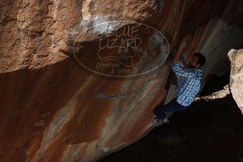 Bouldering in Hueco Tanks on 03/01/2019 with Blue Lizard Climbing and Yoga

Filename: SRM_20190301_1204180.jpg
Aperture: f/5.0
Shutter Speed: 1/250
Body: Canon EOS-1D Mark II
Lens: Canon EF 50mm f/1.8 II